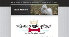 Desktop Screenshot of littlemaltese.com