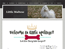 Tablet Screenshot of littlemaltese.com